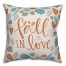 Fall In Love 18x18 Spun Poly Pillow