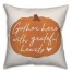 Gather Here With Grateful Hearts 18x18 Spun Poly Pillow