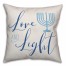 Love and Light 18x18 Spun Poly Pillow