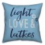 Light Love and Latkes 18x18 Spun Poly Pillow