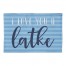 I Love you a Latke 2x3 Area Rug