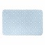 Blue Ikat Print 34x21 Bath Mat