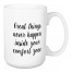 Great Things Never Happen Inside Your Comfort Zone 15 oz Mug
