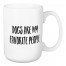 Dogs Are My Favorite People 15 oz Mug