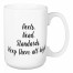 Heels. Head. Standards. Keep Them High. 15 oz Mug