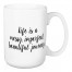 Life Is A Messy, Imperfect Beautiful Journey 15 oz Mug