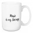 Music Is My Therapy 15 oz Mug