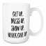 Never Give Up 15 oz Mug