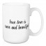 True Love Is Rare And Beautiful 15 oz Mug