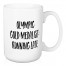 Olympic Golf Medalist: Running Late 15 oz Mug