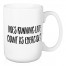 Does Running Late Count As Exercise? 15 oz Mug
