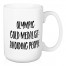 Olympic Gold Medalist: Avoiding People 15 oz Mug