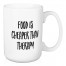 Food Is Cheaper Than Therapy 15 oz Mug