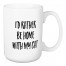 I'd Rather Be Home With My Cat 15 oz Mug