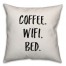 Coffee. Wifi. Bed. Pillow