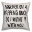 Forever Only Happens Once Pillow