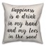 Happiness Is Pillow Cover