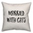 Married With Cats Pillow