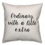 Ordinary, With Just A Little Extra Pillow