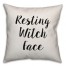 Resting Witch Face Pillow