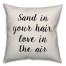 Salty State Of Mind Pillow Cover