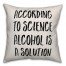 Alcohol Is A Solution Pillow Cover