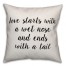 Love Starts With Pillow