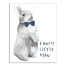 Fancy Little Man 11x14 Canvas Wall Art