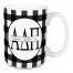 Alpha Delta Pi Buffalo Check 15 oz Mug