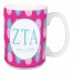 Zeta Tau Alpha Tropical Pineapple 15 oz Mug