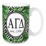Alpha Gamma Delta Tropical Palm 15 oz Mug