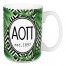 Alpha Omicron Pi Tropical Palm 15 oz Mug