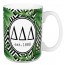 Delta Delta Delta Tropical Palm 15 oz Mug