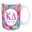 Kappa Delta Bright Florals 15 oz Mug