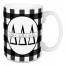 Delta Delta Delta Buffalo Check 15 oz Mug