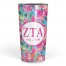 Zeta Tau Alpha Bright Florals 20 oz Tumbler