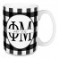 Phi Mu Buffalo Check 15 oz Mug