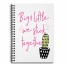 Big and Little We Stick Together 6x8 Ruled Spiral Notebook