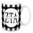 Zeta Tau Alpha Buffalo Check 15 oz Mug