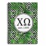 Chi Omega Tropical Palms 6x8 Ruled Spiral Notebook