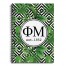 Phi Mu Tropical Palms 6x8 Ruled Spiral Notebook