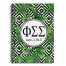Phi Sigma Sigma Tropical Palms 6x8 Ruled Spiral Notebook