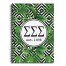 Sigma Sigma Sigma Tropical Palms 6x8 Ruled Spiral Notebook