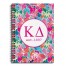 Kappa Delta Bright Florals 6x8 Ruled Spiral Notebook