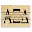 Alpha Xi Delta Script 14x10.5 Pallet Wood Art