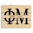 Phi Mu Script 14x10.5 Pallet Wood Art