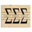 Sigma Sigma Sigma Script 14x10.5 Pallet Wood Art