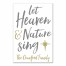 Let Heaven and Nature Sing 12x18 Personalized Canvas Wall Art