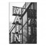Black and White Main Street City Sign 20x30 Canvas Wall Art