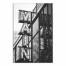 Black and White Main Street City Sign 32x48 Canvas Wall Art